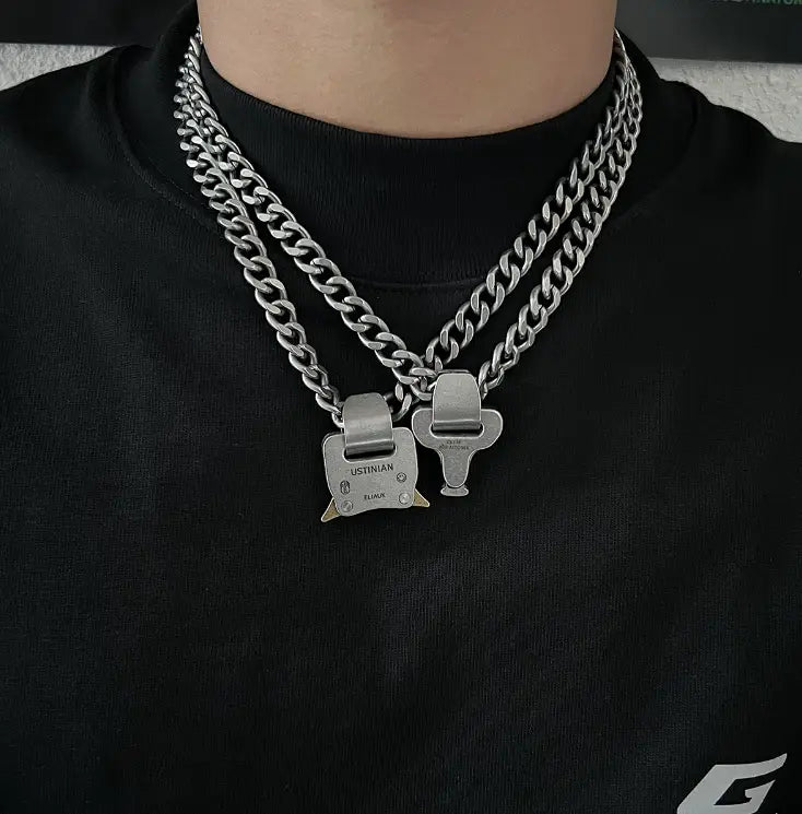 Metallic Cuban Necklace