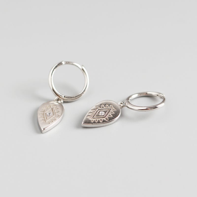 Geometric Diamond Earrings