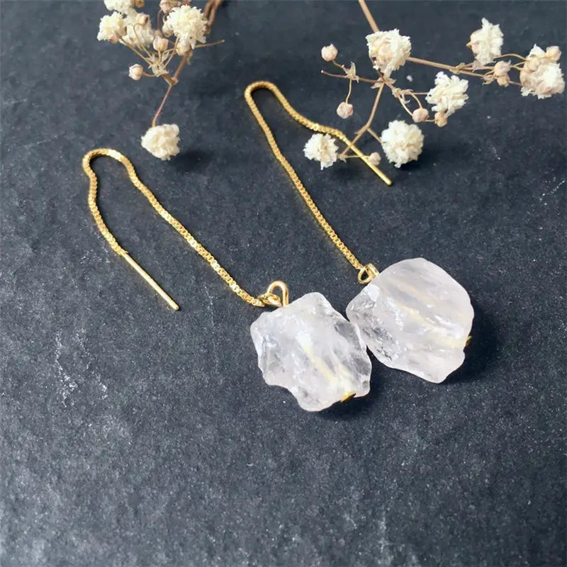 Bohemian Crystal Long Earrings