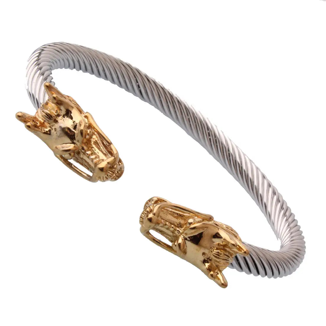 Wire Rope Faucet Open-ended Bracelet