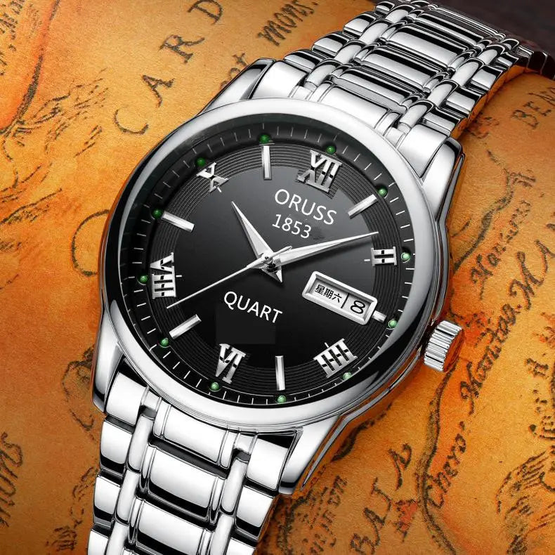 Fashion Automatic Movement Waterproof Men’s Calendar Watch