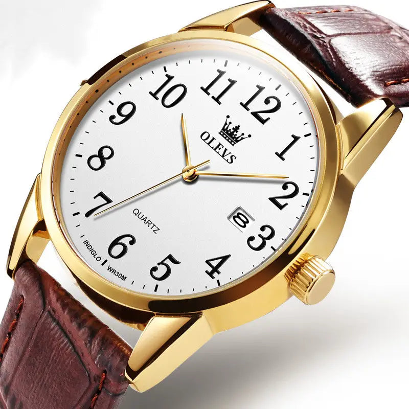 Digital Scale Waterproof Simple Men’s Watch