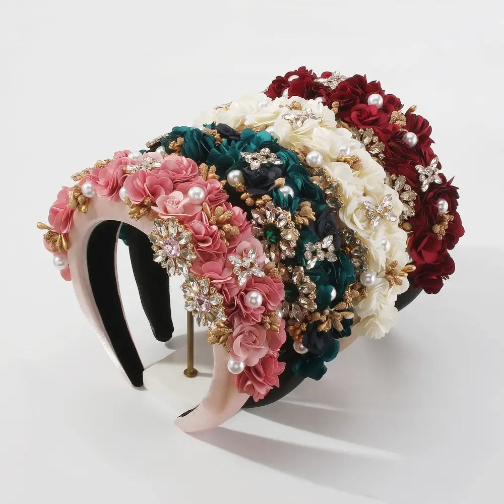 Imitation Pearl Wide Edge Headband
