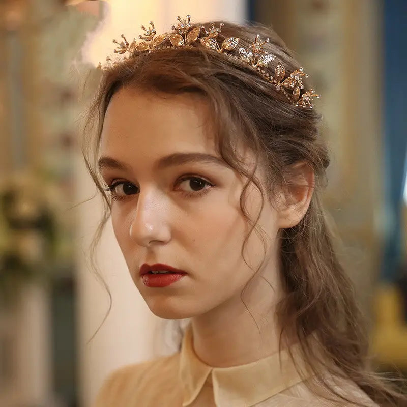 Delicate Floral Bridal Tiara
