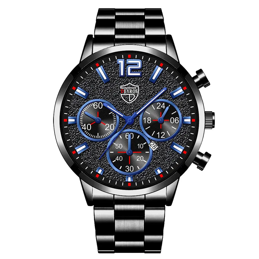Calendar Stainless Steel Casual Watch