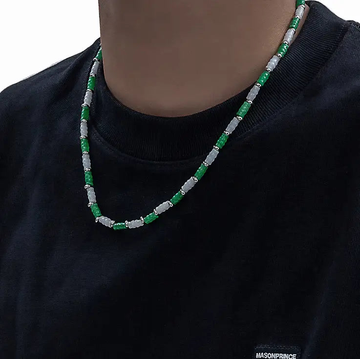 Double Layer Beaded Necklace