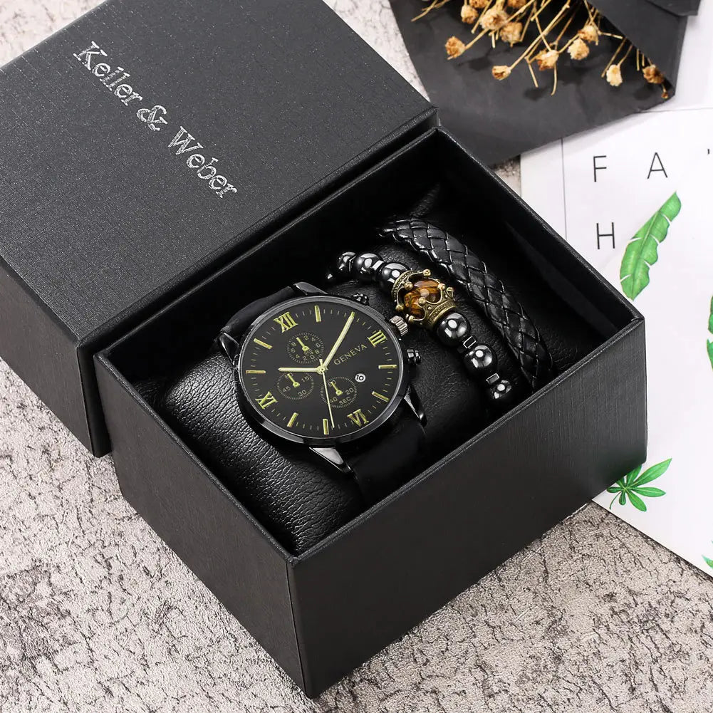 Men’s Quartz Watch Set