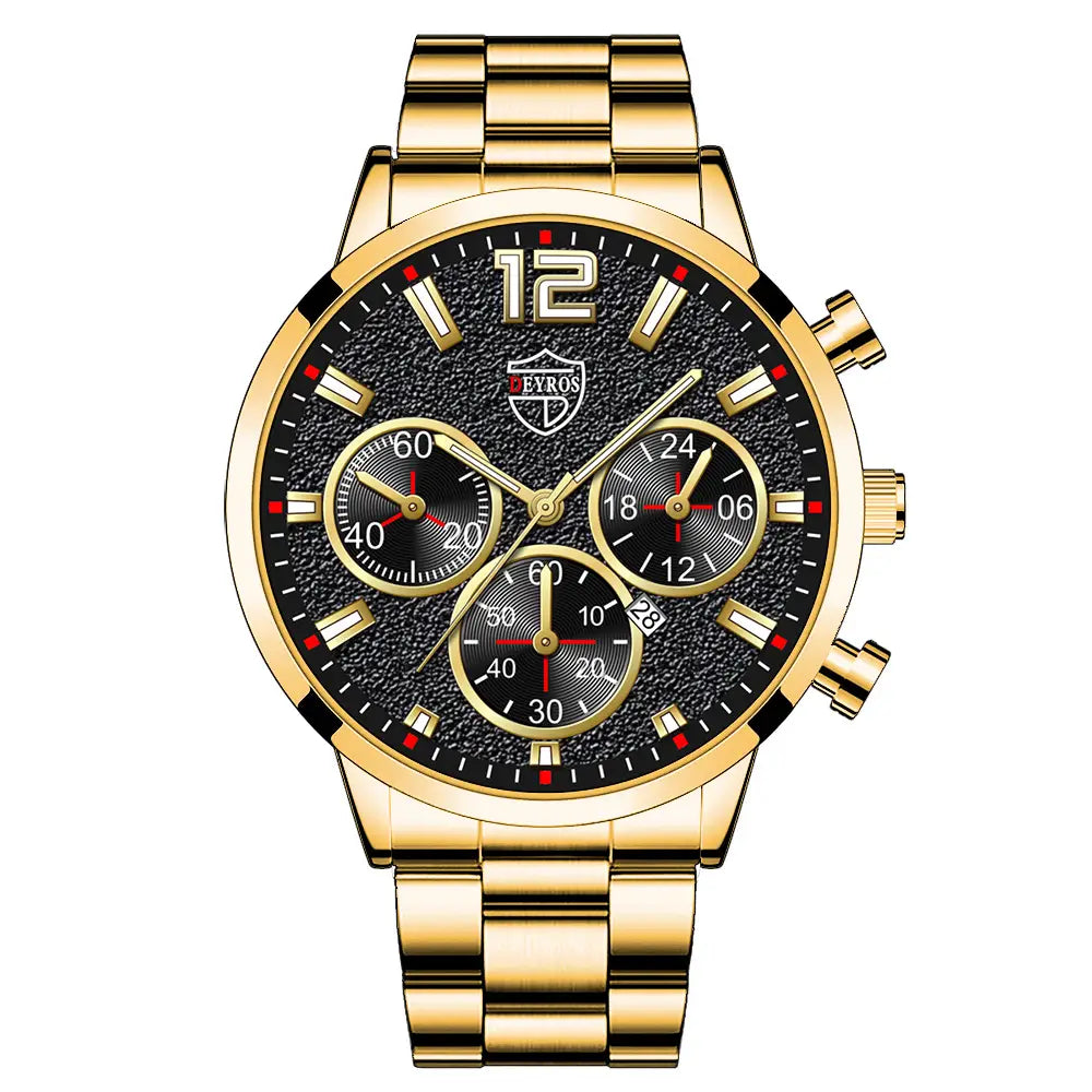 Calendar Stainless Steel Casual Watch