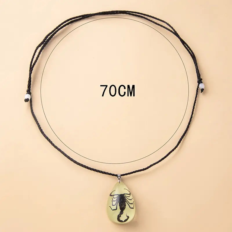 Luminous Scorpion Necklace