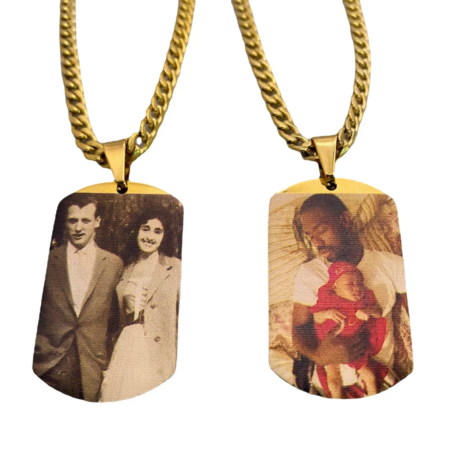 Portrait Necklace Stainless Steel