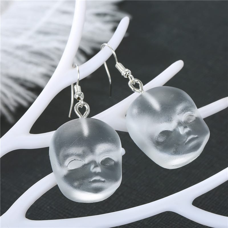 Personality Elf Head Earrings