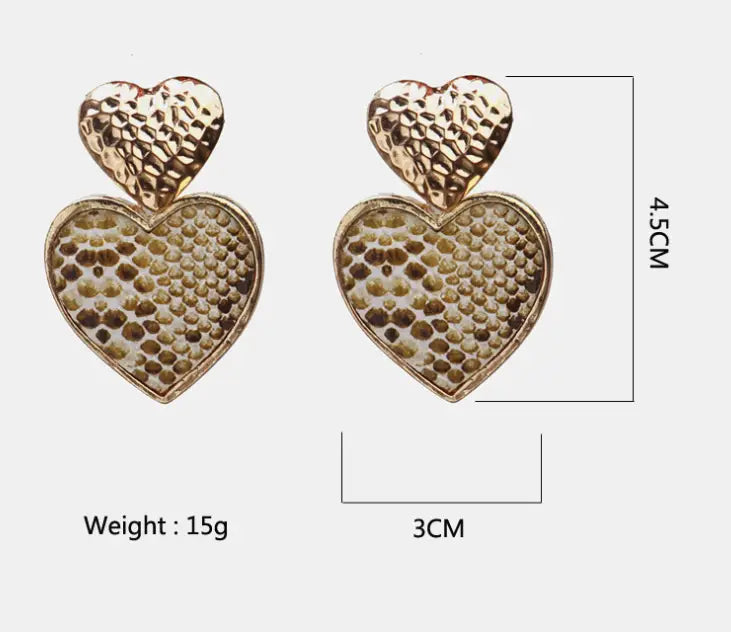 Heart-shaped Women’s Earrings