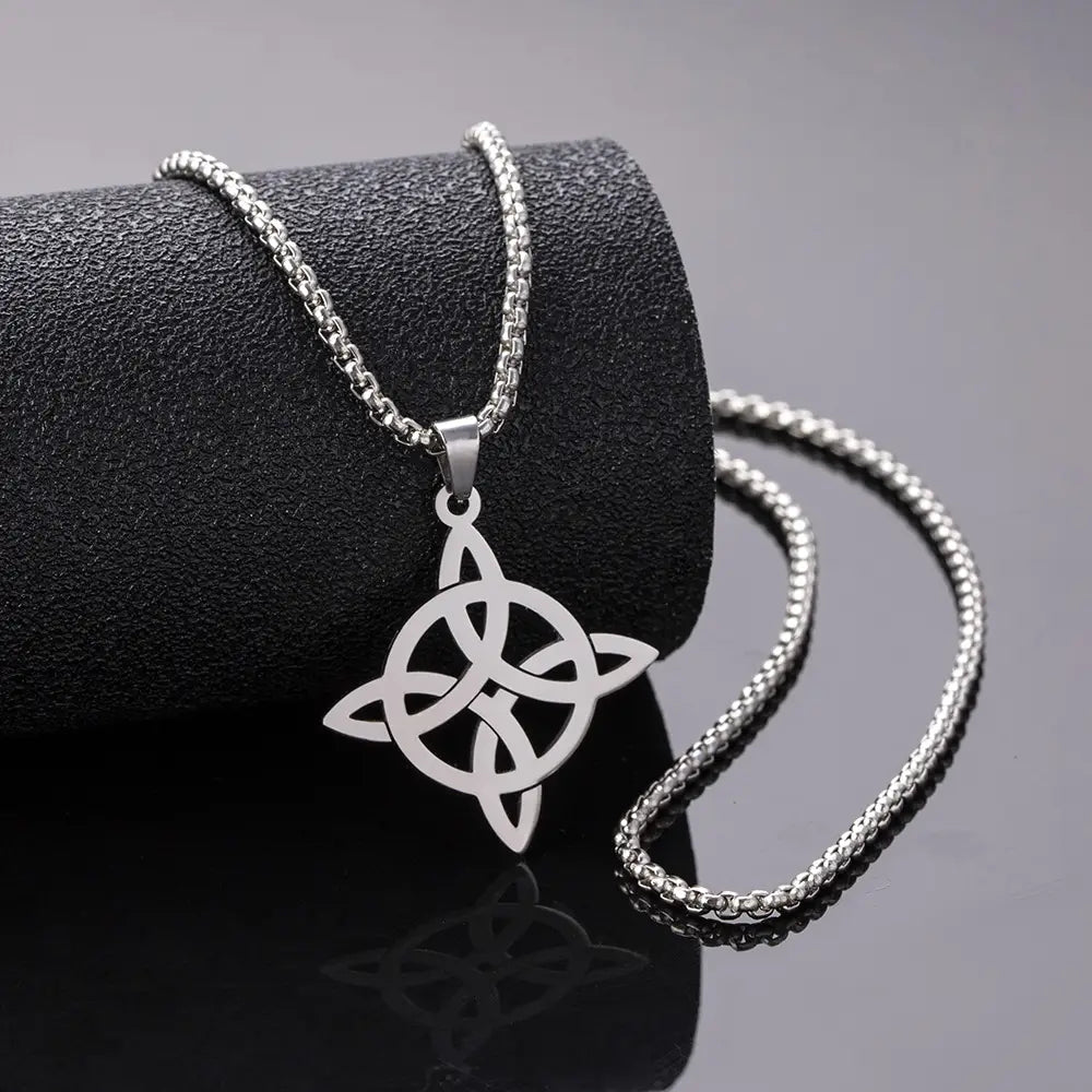 Viking Rune Irish Knot Necklace