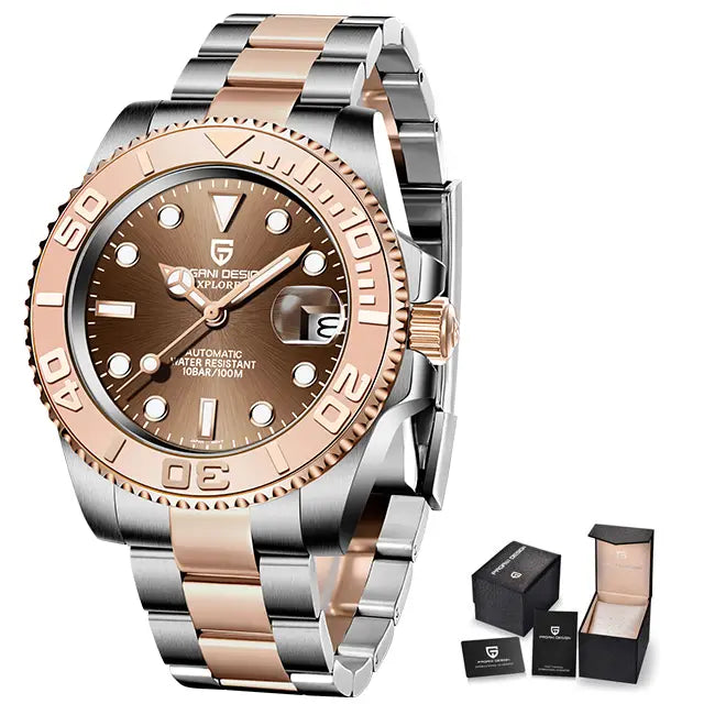 Waterproof Stainless Steel Automatic Mechanical Watch for