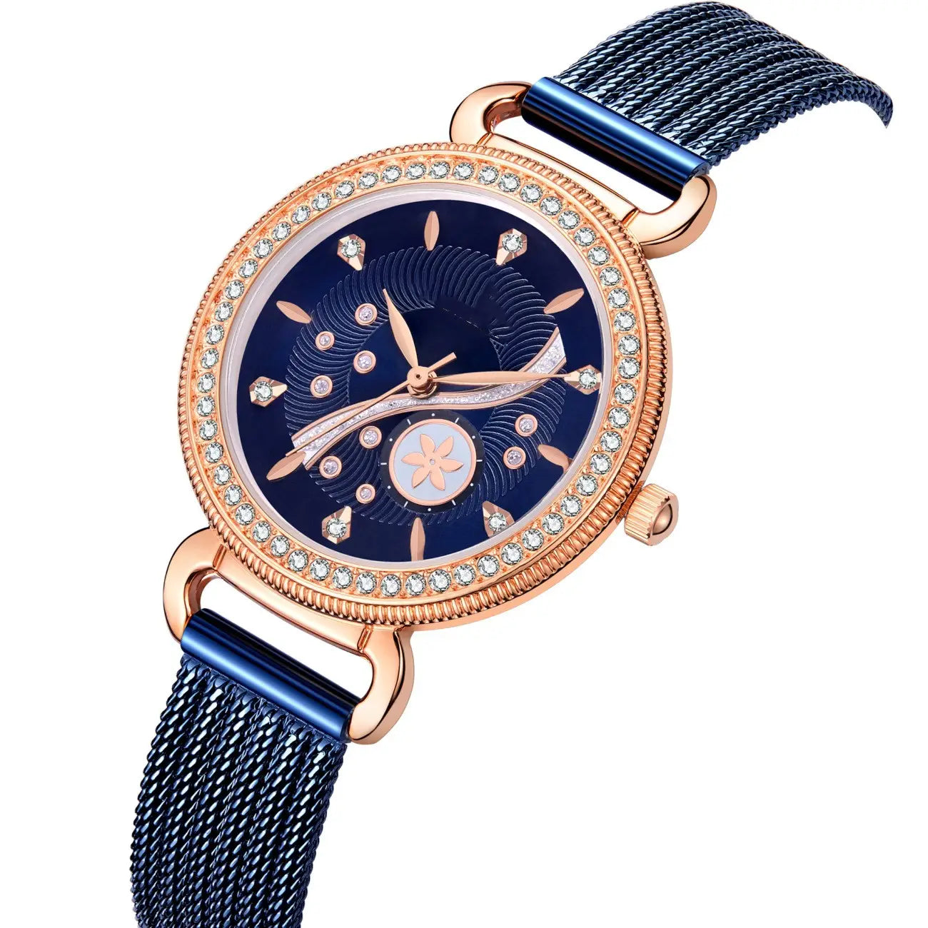 Diamond-set Fashion Waterproof Watch for Women