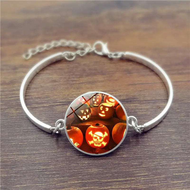 Halloween Gemstone Bracelet