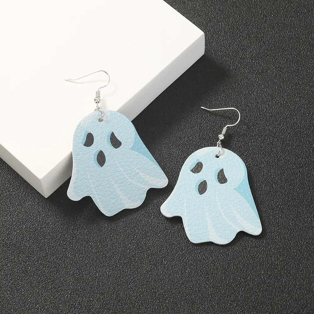 Simple Geometric Halloween Earrings