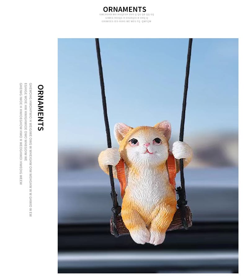 Car Aromatherapy Kitten Pendant