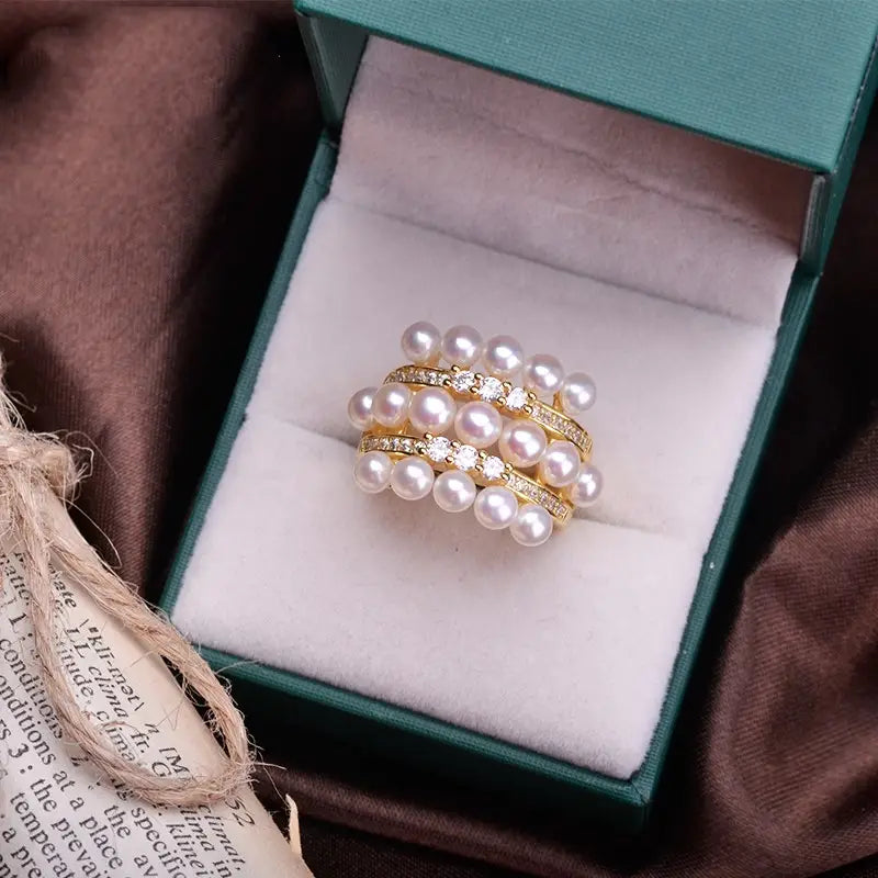 Freshwater Pearl Bead Ring