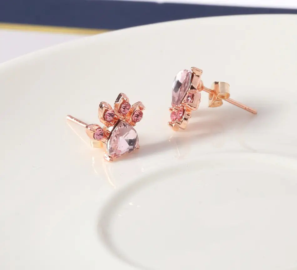 Animal Paw Ring Jewelry Set for Women
