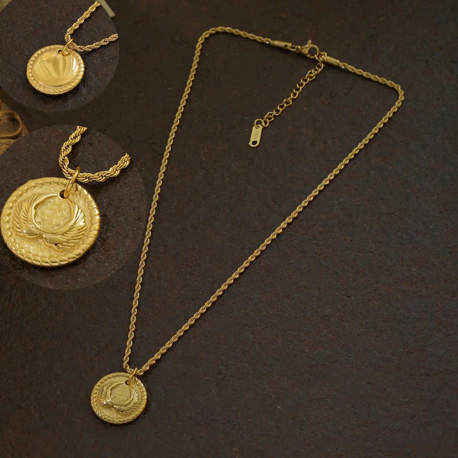 Minimal Layered Colorless Necklace