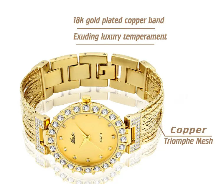 Waterproof Copper Band Women’s Watch