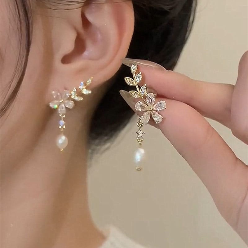 Premium Tassel Pearl Earrings