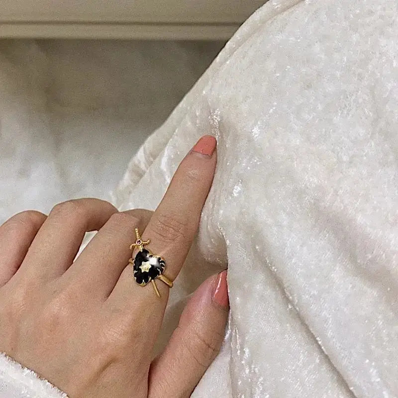 Heart Arrow Diamond Ring