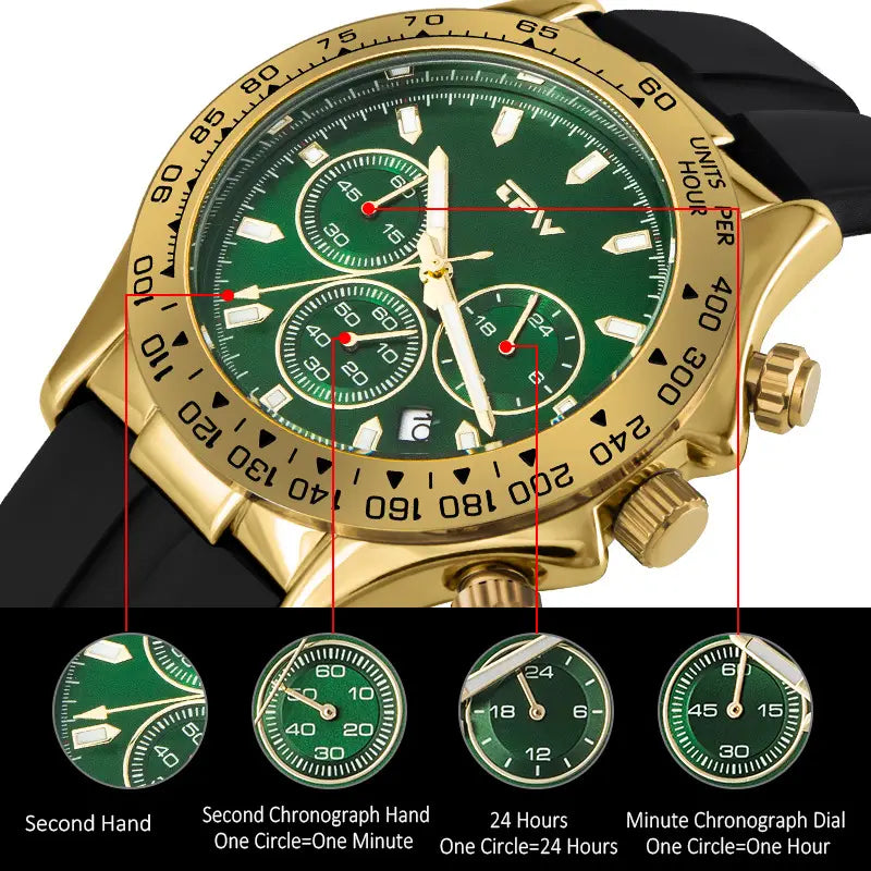 Waterproof Multifunction Sports Watch