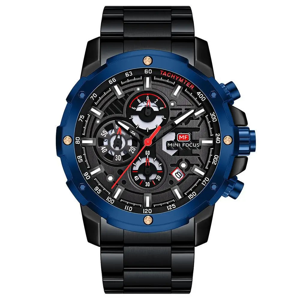 Multi Functional Leisure Men’s Watch with Waterproof