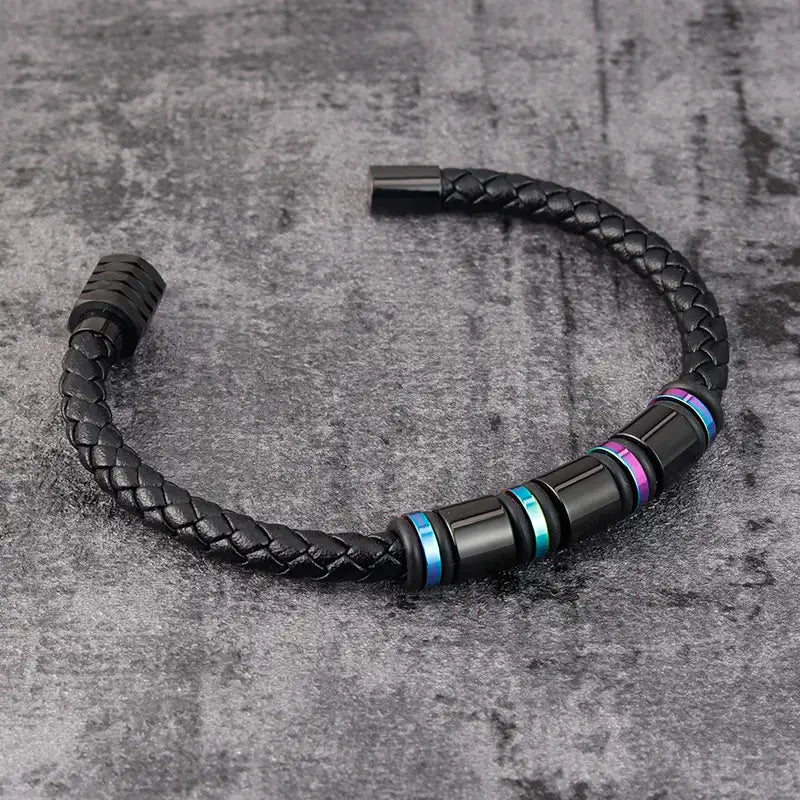 Simple Leather Bracelet