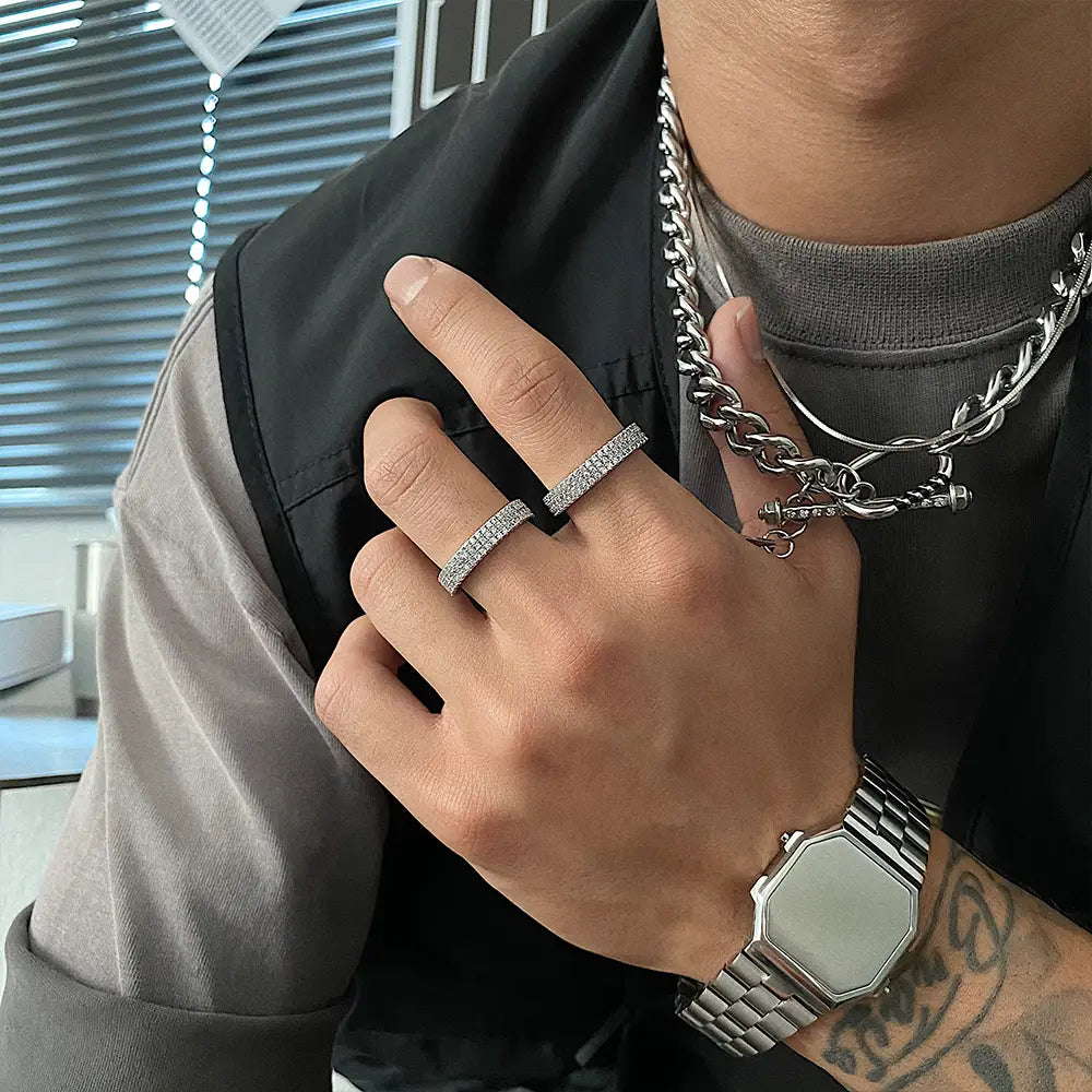 Men’s Cuban Diamond Ring