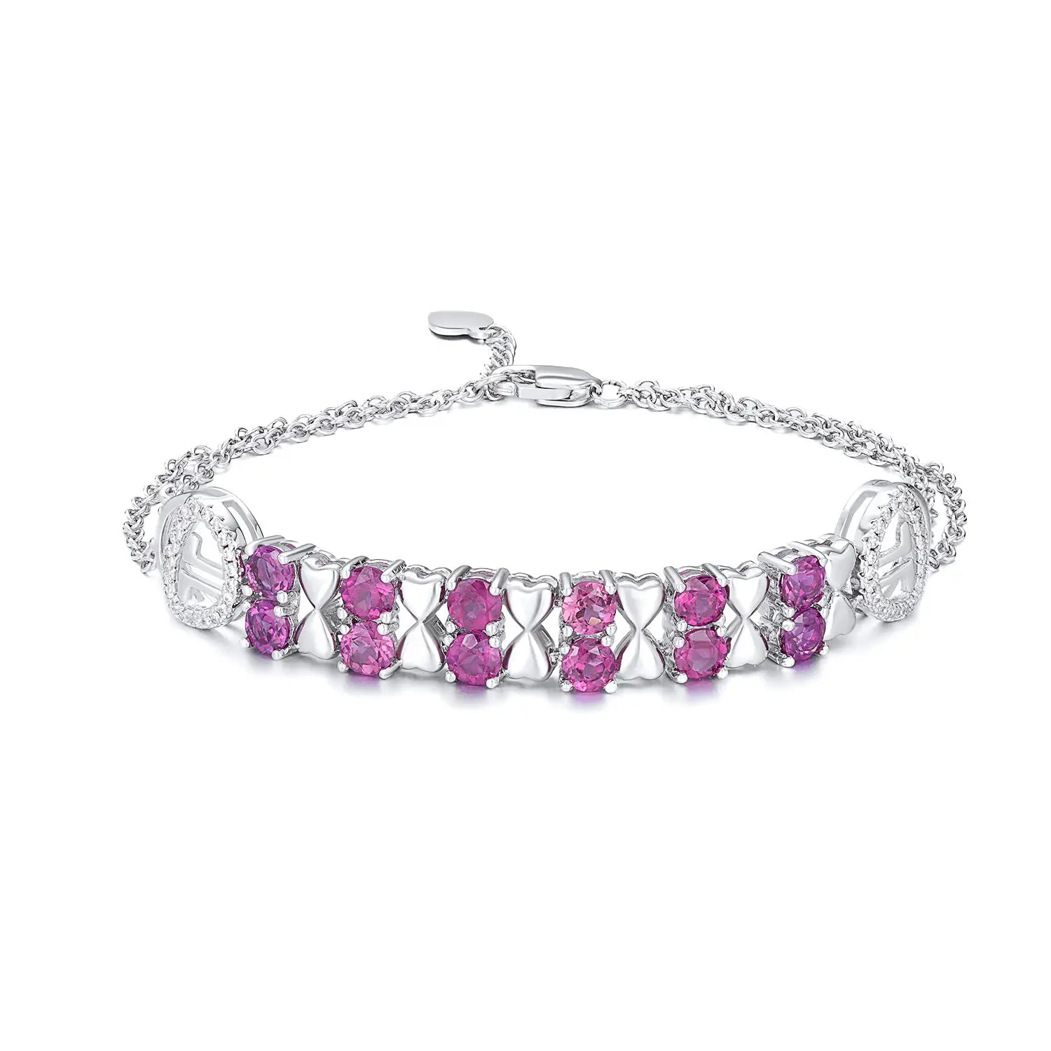 Purple Garnet Zircon Bracelet