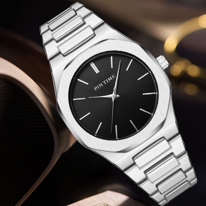 Solar Pattern Waterproof Quartz Watch