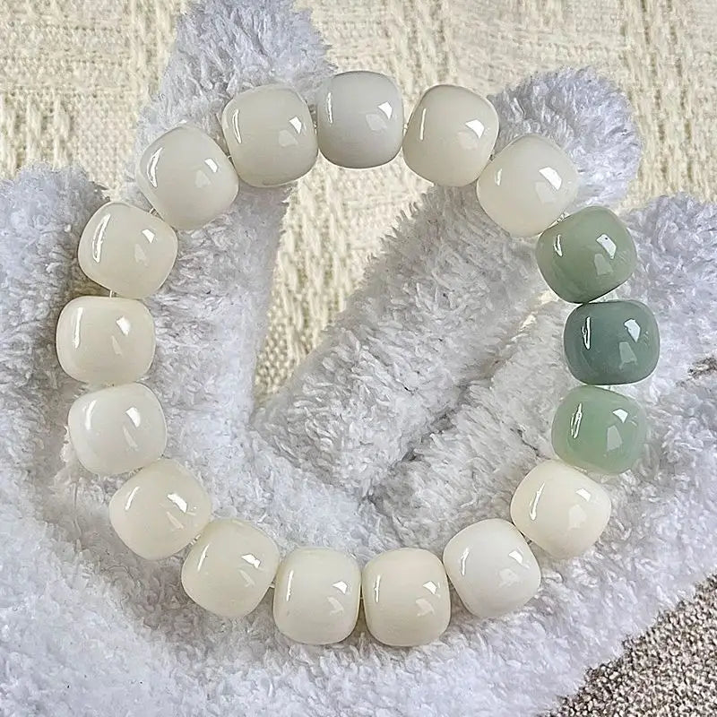 Gradient Bodhi Root Beads Bracelet