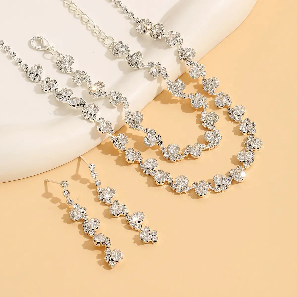Stylish Earrings Bracelet Set
