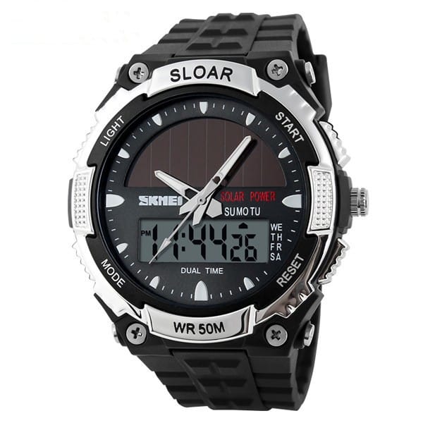 Fashion Solar Waterproof Electronic Watch