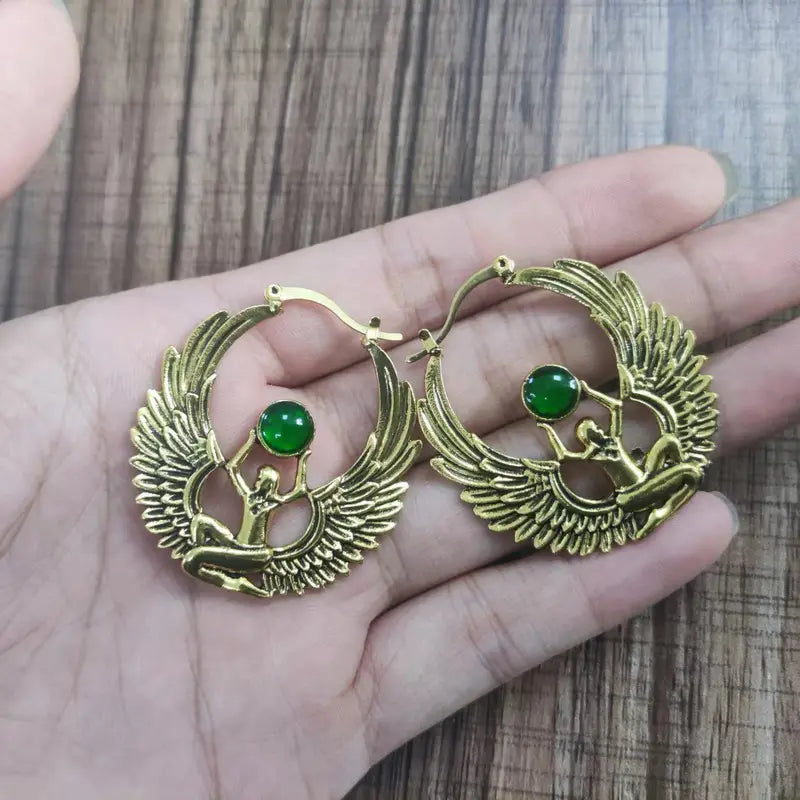Crystal Pendant Earrings