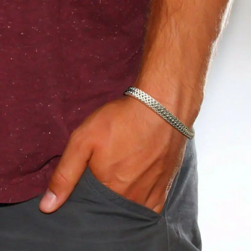 Stainless Steel Charm Bracelet
