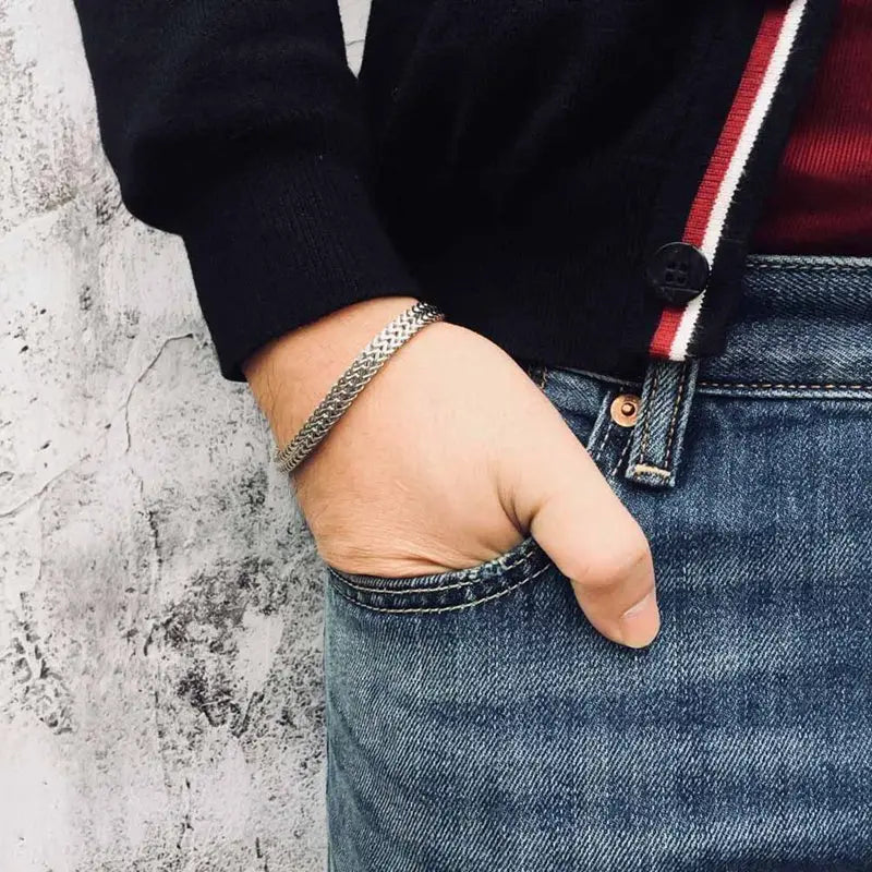 Stainless Steel Charm Bracelet