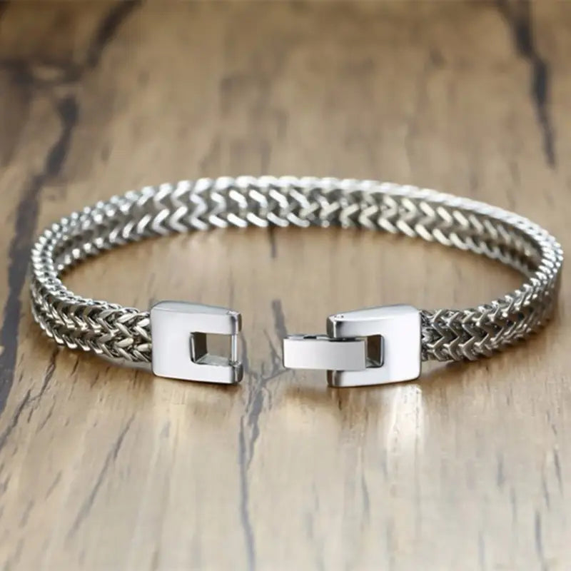 Stainless Steel Charm Bracelet
