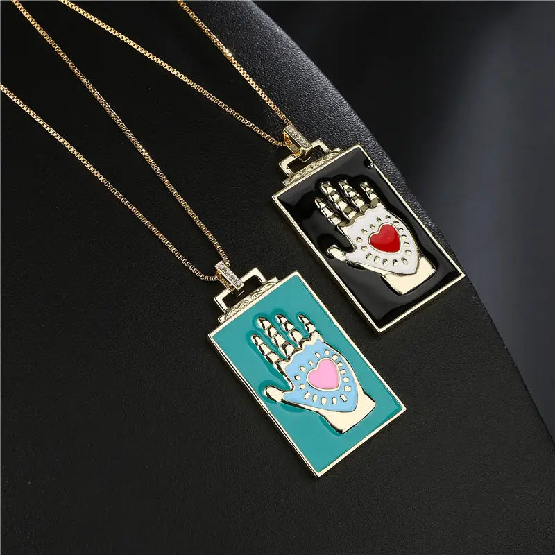 Geometric Pattern Necklace