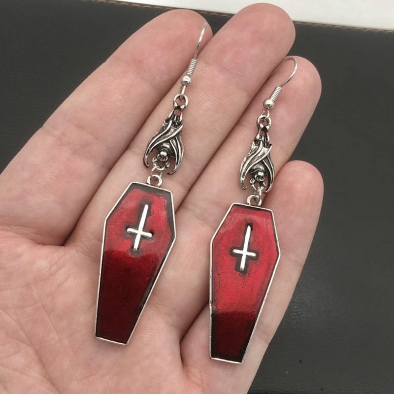 Punk Halloween Ornament Earrings