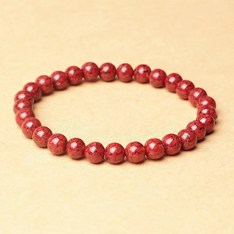 Geometric Purple Gold Sand Bracelet