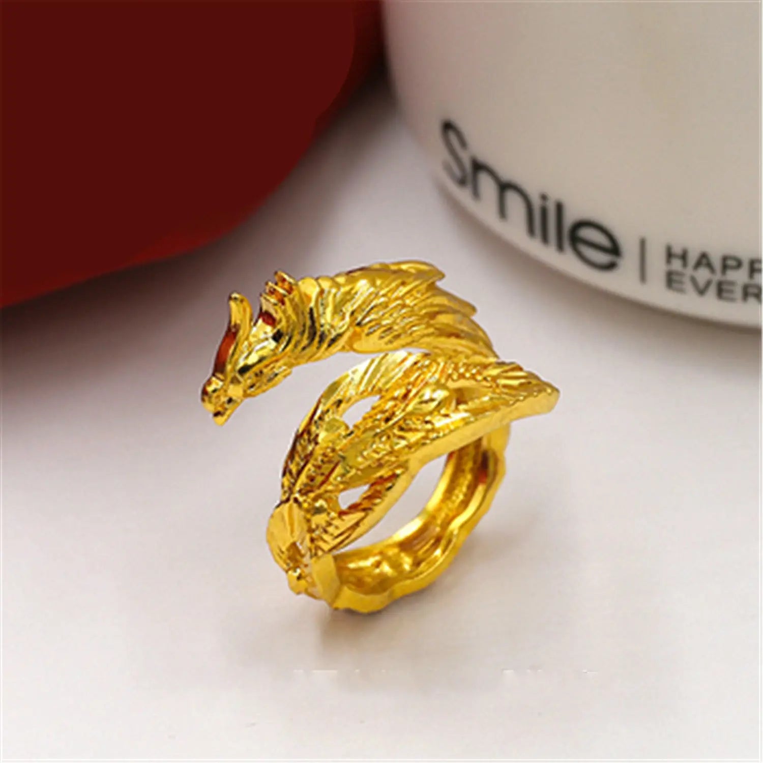 Dragon and Phoenix Ring