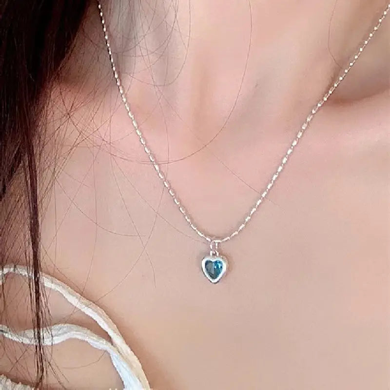 Heart Zircon Necklace