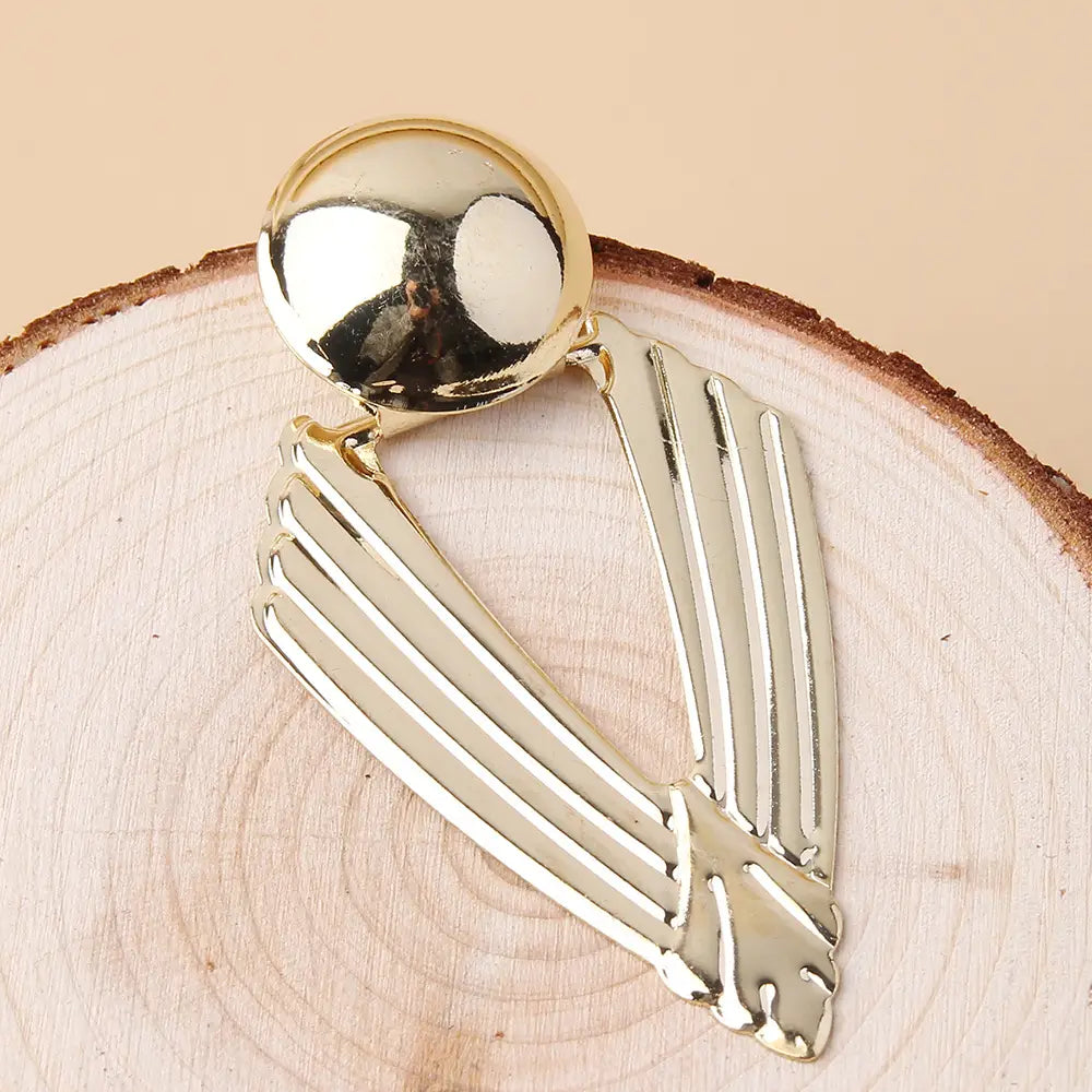 Personalized Pierced Geometric Earrings