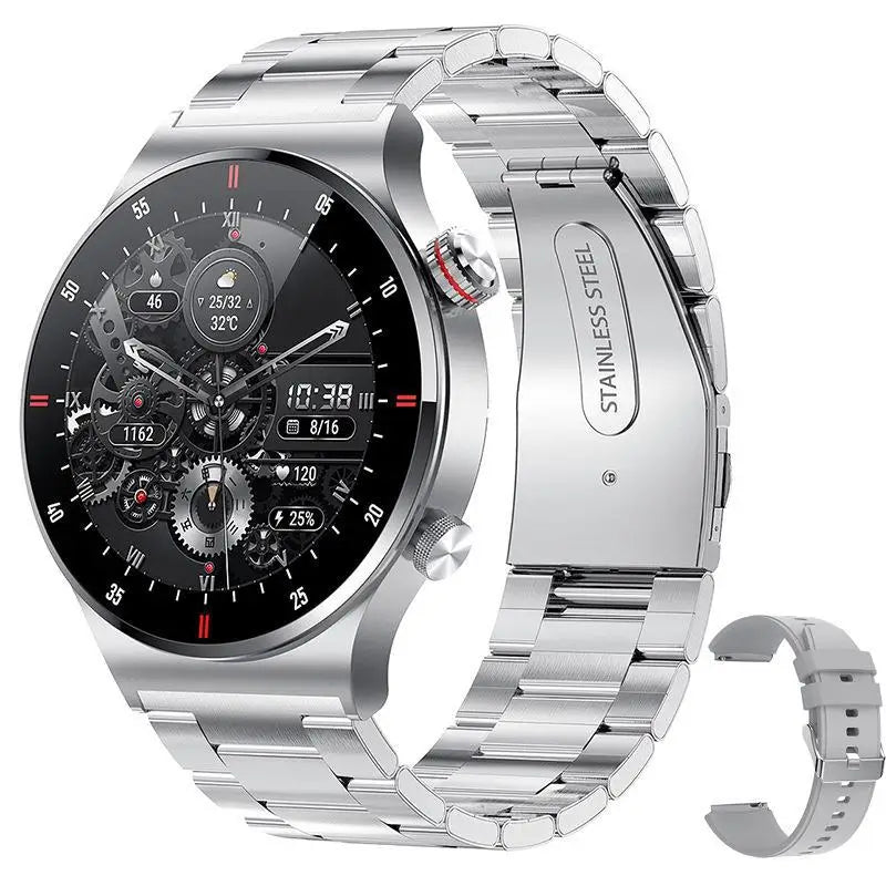 QW33 Smartwatch ECG PPG Stainless Steel Watch