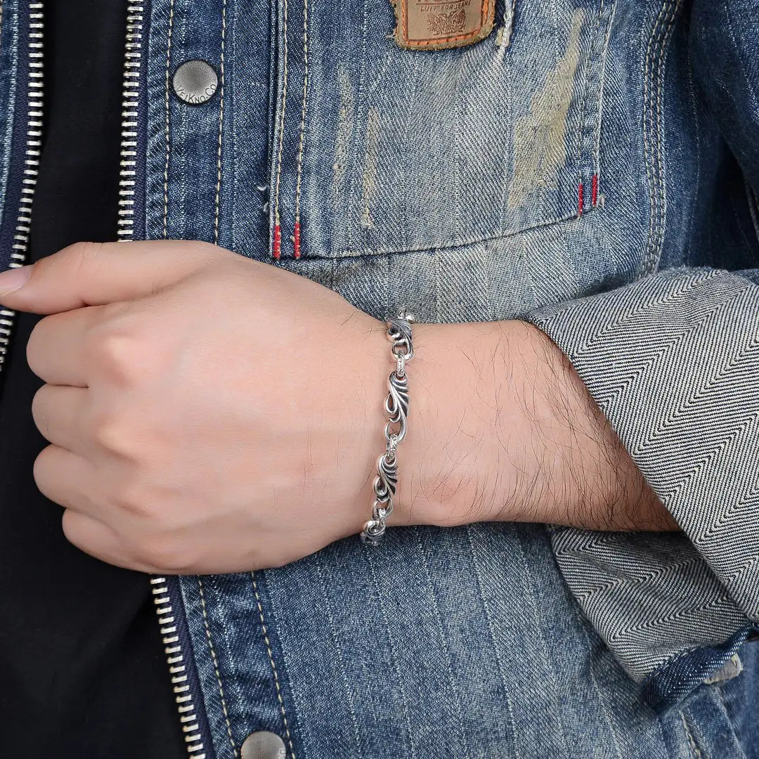Vine Flower Men’s Bracelet