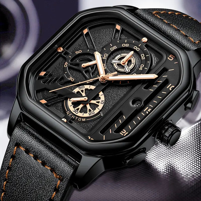 Luminous Waterproof Men’s Quartz Watch